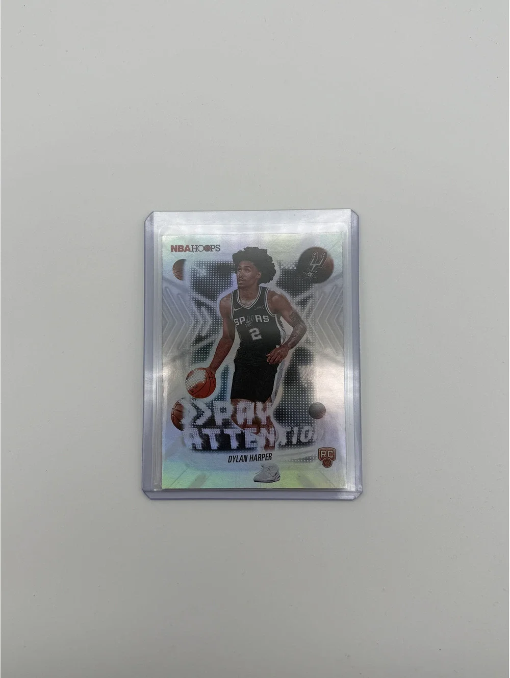 2022-23 Topps NBA Hoops Dylan Harper 'Pay Attention' Rookie Card #PA-DH